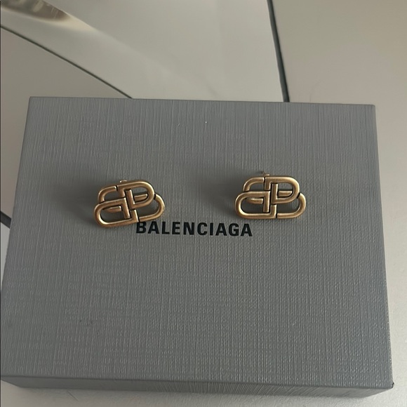 Balenciaga BB Logo Stud earrings - Picture 1 of 4
